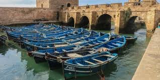 Essaouira day trip from Marrakech showing coastal fortifications
